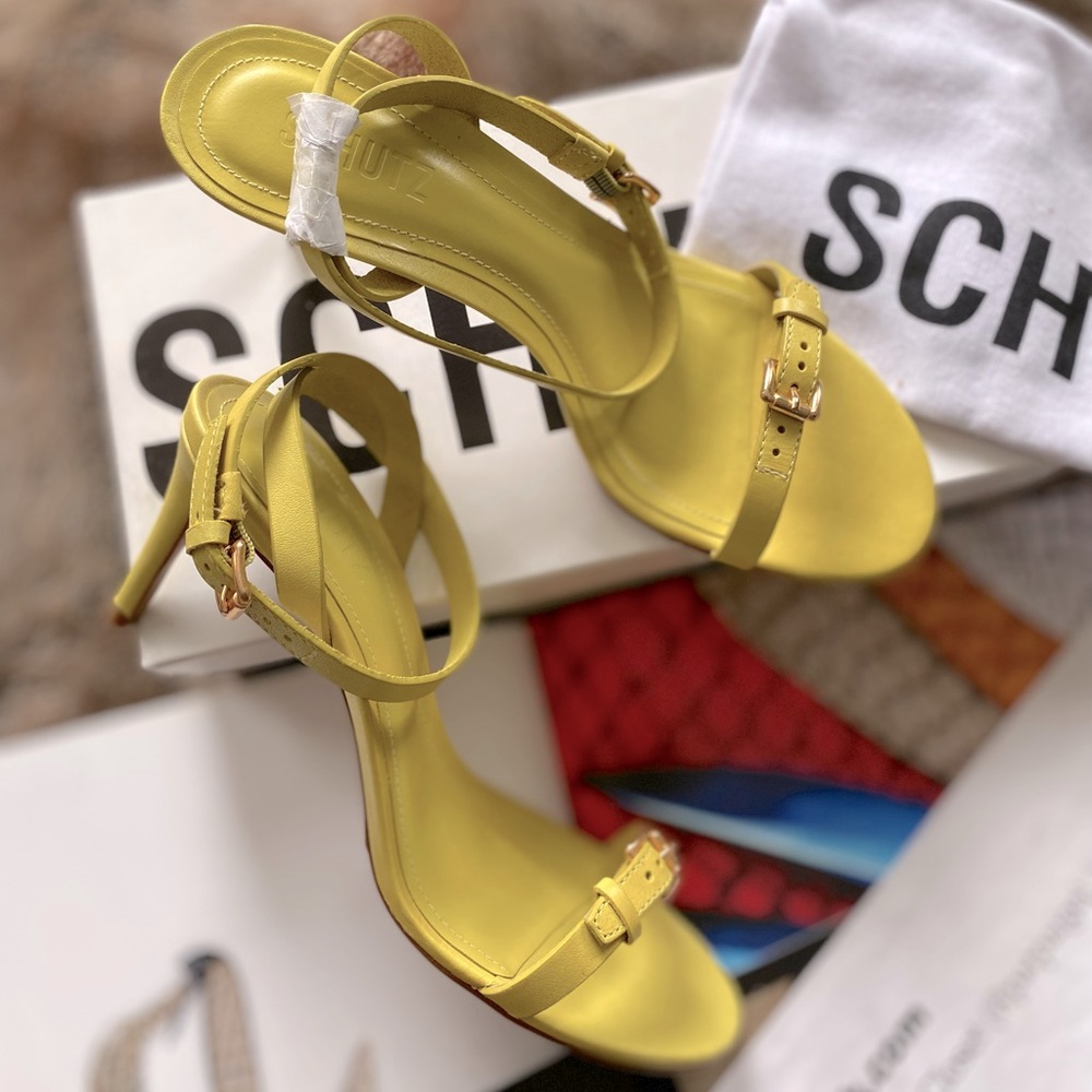 Schutz Aurora Mid Stiletto Heels - Picture 10 of 16